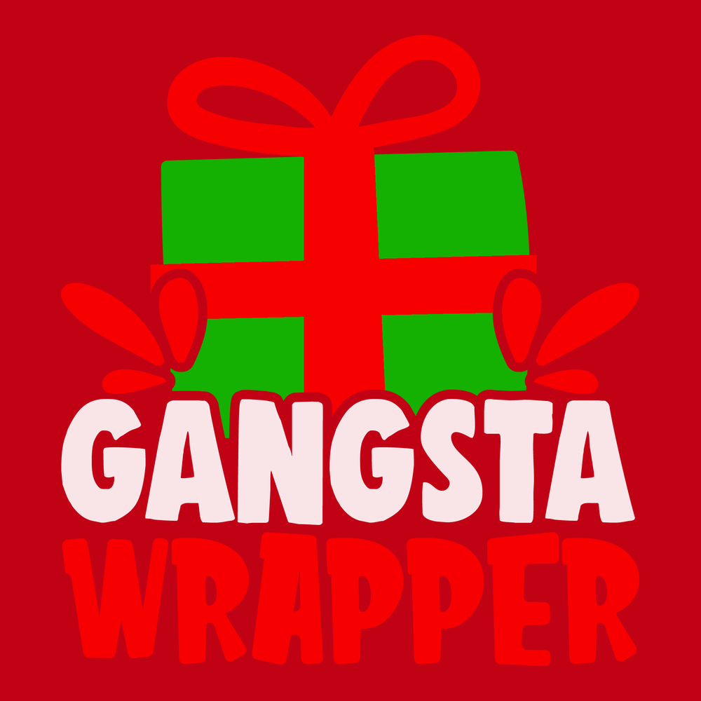 Gangsta Wrapper T-Shirt RED