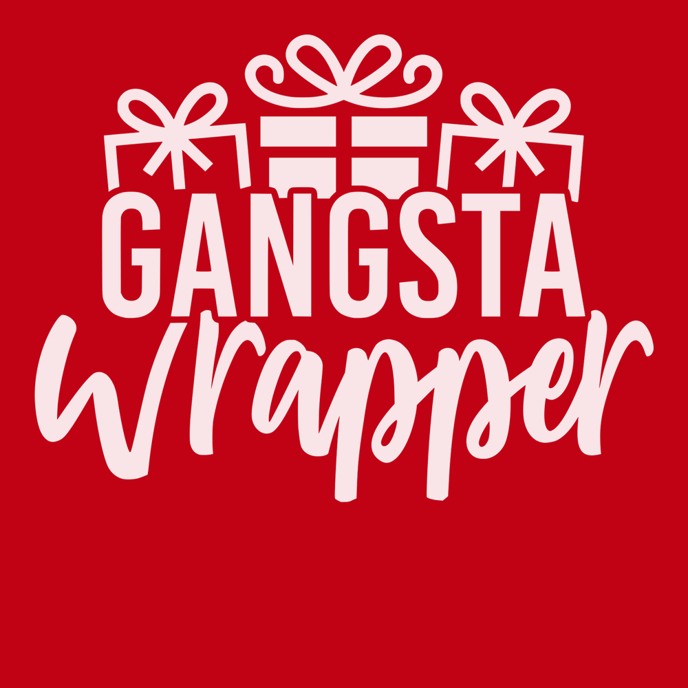 Gangsta Wrapper T-Shirt RED