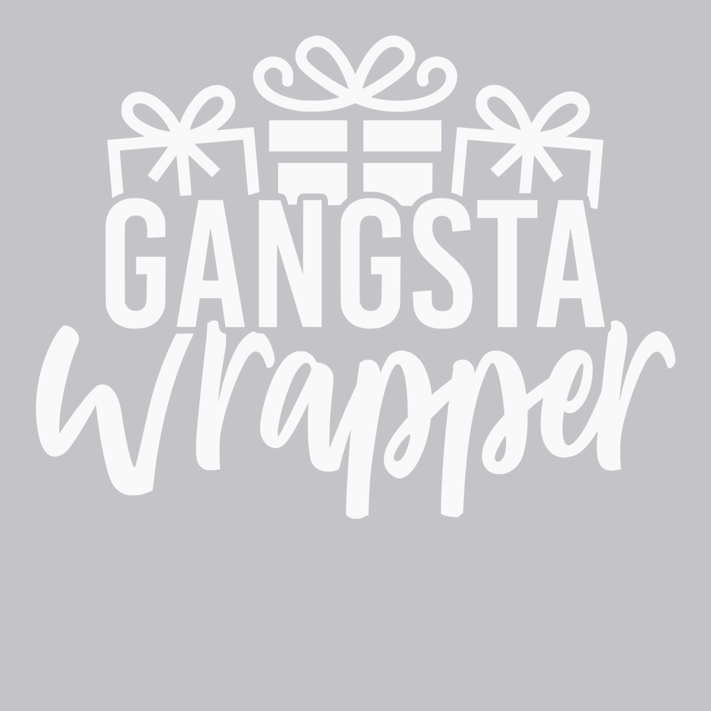 Gangsta Wrapper T-Shirt SILVER