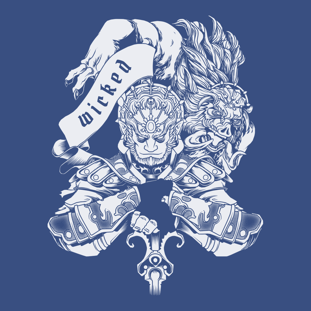 Ganondorf Wicked T-Shirt BLUE