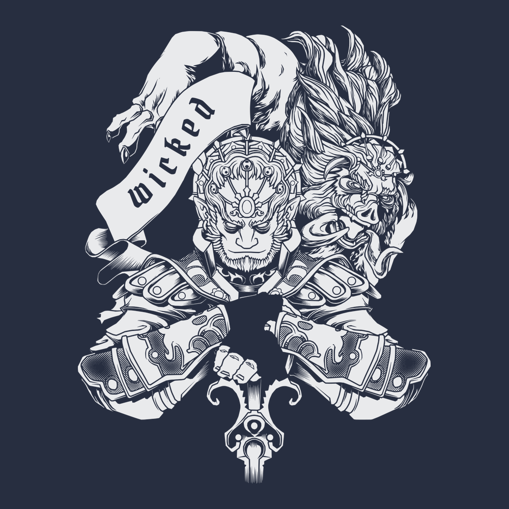 Ganondorf Wicked T-Shirt NAVY