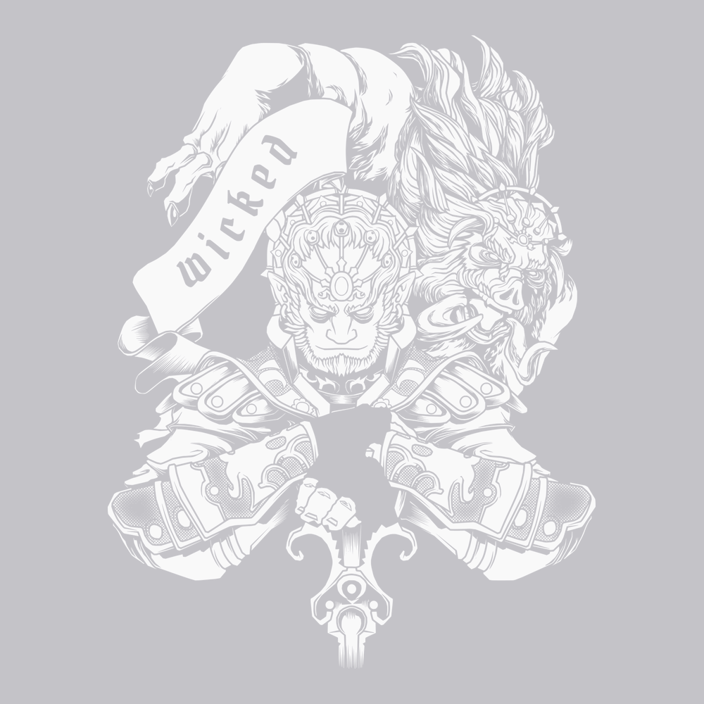Ganondorf Wicked T-Shirt SILVER