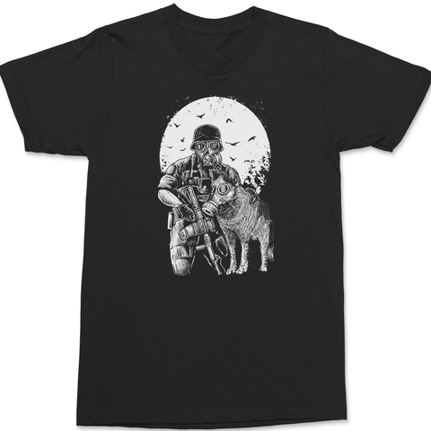 Gasmask Trooper T-Shirt BLACK