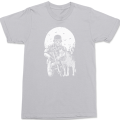 Gasmask Trooper T-Shirt SILVER