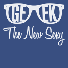 Geek Is The New Sexy T-Shirt BLUE