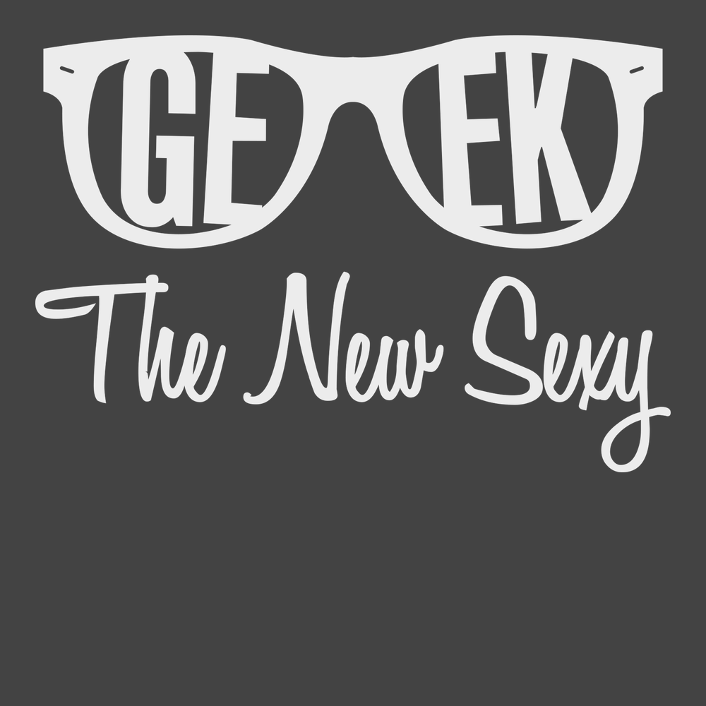 Geek Is The New Sexy T-Shirt CHARCOAL