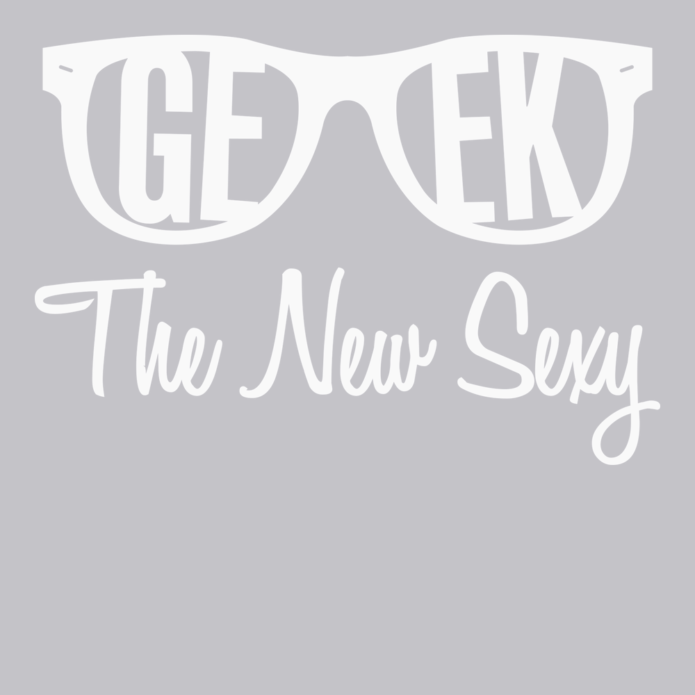 Geek Is The New Sexy T-Shirt SILVER