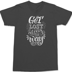Get Lost Along The Way T-Shirt CHARCOAL