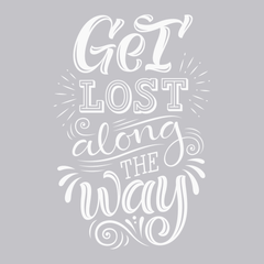 Get Lost Along The Way T-Shirt SILVER