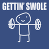 Gettin Swole T-Shirt BLUE