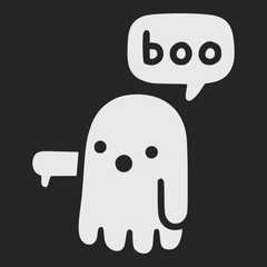 Ghost Says Boo T-Shirt BLACK