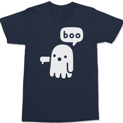Ghost Says Boo T-Shirt NAVY