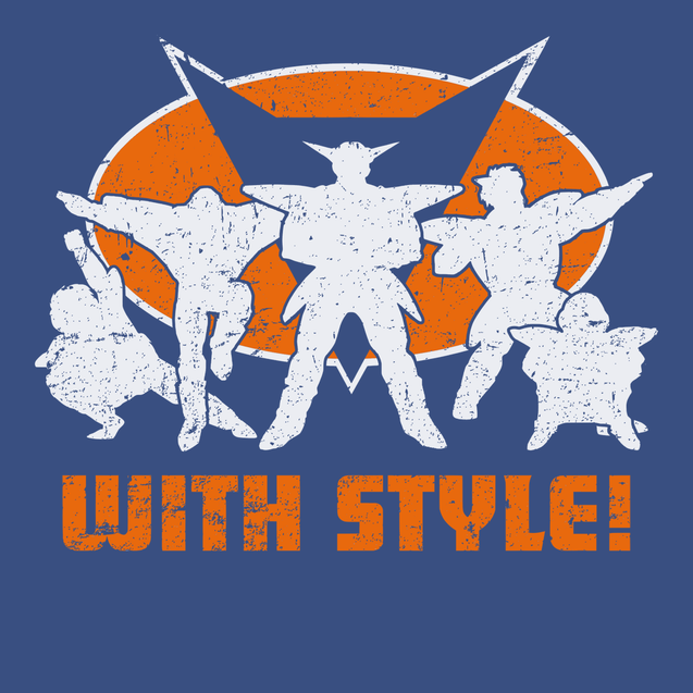 Ginyu Force With Style T-Shirt BLUE