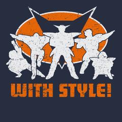 Ginyu Force With Style T-Shirt NAVY
