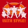Ginyu Force With Style T-Shirt RED