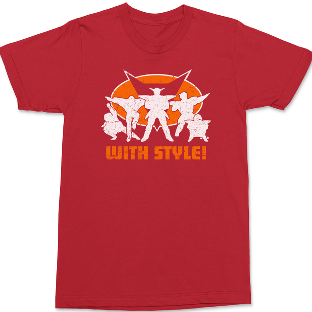 Ginyu Force With Style T-Shirt RED