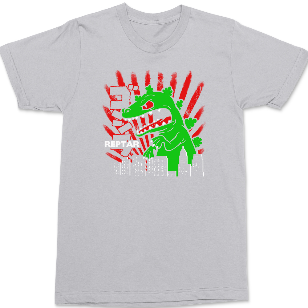 Godzilla Reptar T-Shirt SILVER