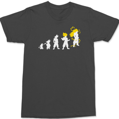 Goku Evolution T-Shirt CHARCOAL