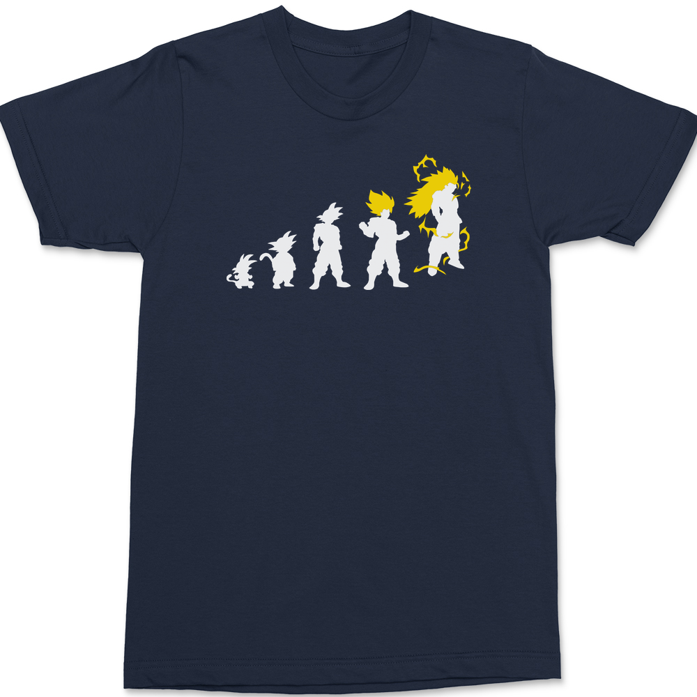 Goku Evolution T-Shirt NAVY