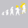 Goku Evolution T-Shirt SILVER