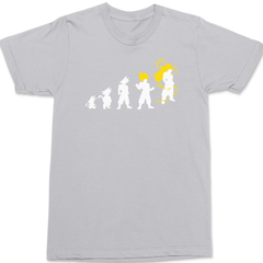 Goku Evolution T-Shirt SILVER