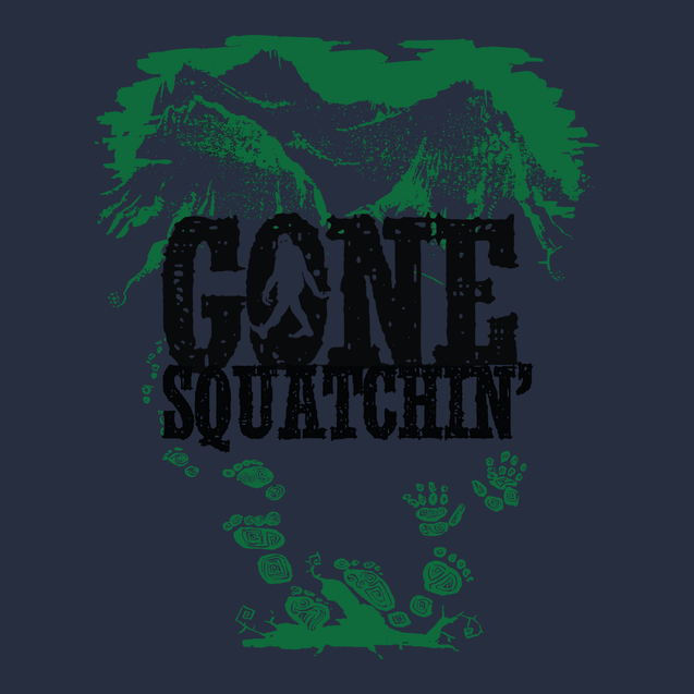 Gone Squatchin T-Shirt NAVY