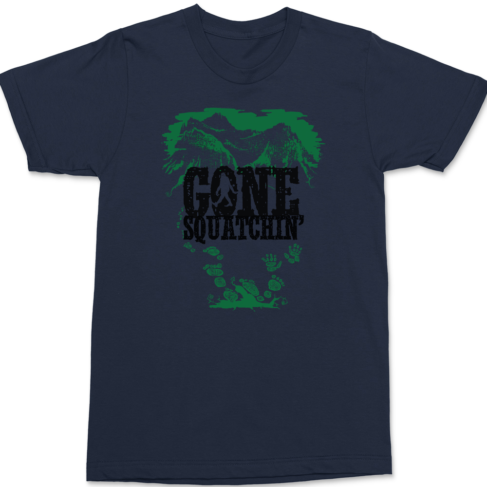 Gone Squatchin T-Shirt NAVY