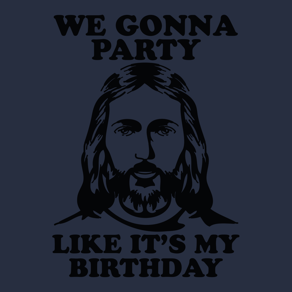 Gonna Party Like It's My Birthday T-Shirt NAVY