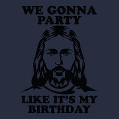 Gonna Party Like It's My Birthday T-Shirt NAVY
