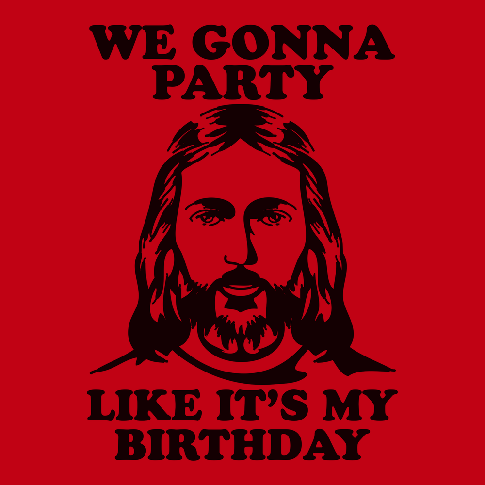 Gonna Party Like It's My Birthday T-Shirt RED