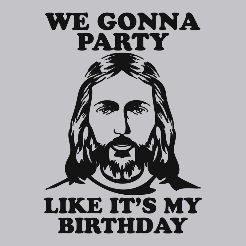 Gonna Party Like It's My Birthday T-Shirt SILVER