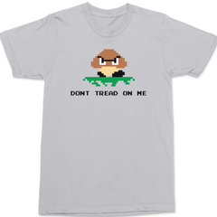 Goomba Dont Tread on Me T-Shirt SILVER