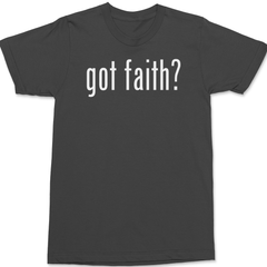 Got Faith T-Shirt CHARCOAL