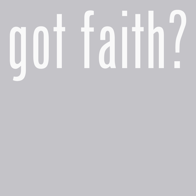 Got Faith T-Shirt SILVER
