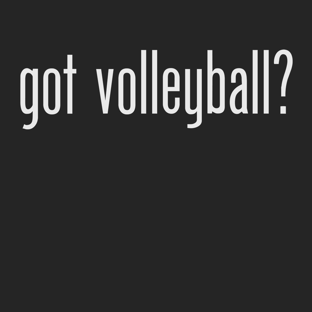 Got Volleyball T-Shirt BLACK