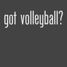 Got Volleyball T-Shirt CHARCOAL