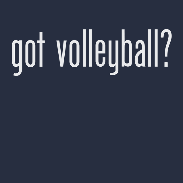 Got Volleyball T-Shirt Navy