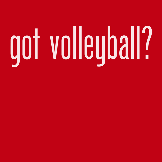 Got Volleyball T-Shirt RED