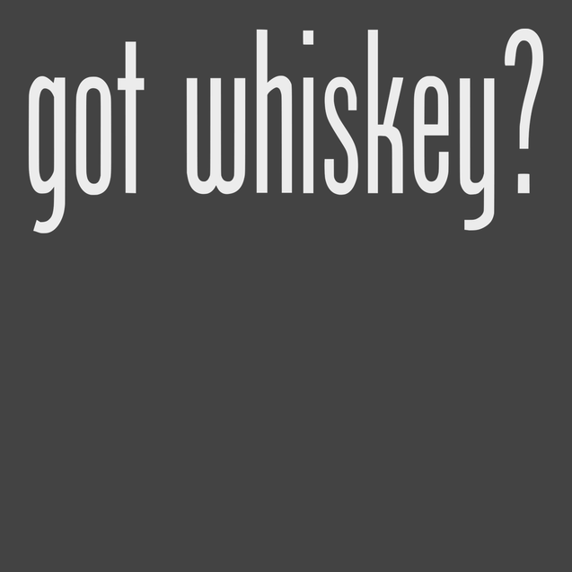 Got Whiskey T-Shirt CHARCOAL