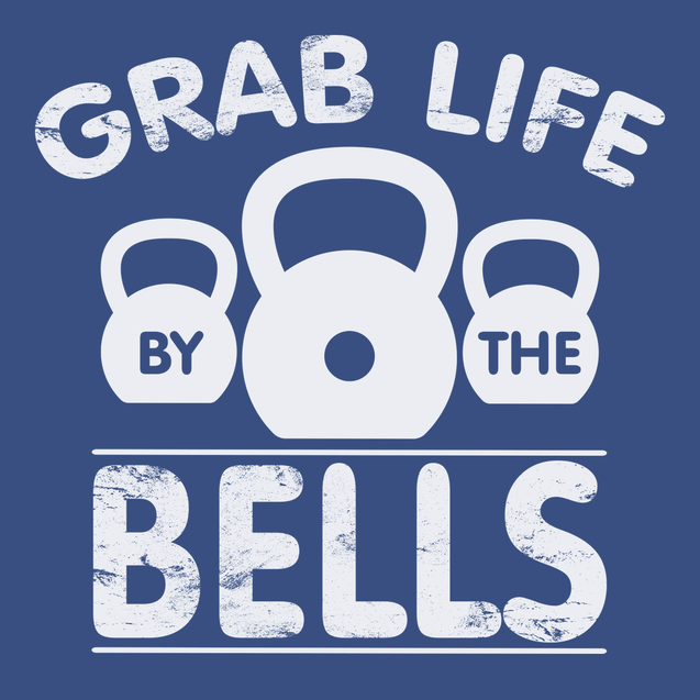 Grab Life By The Bells T-Shirt BLUE