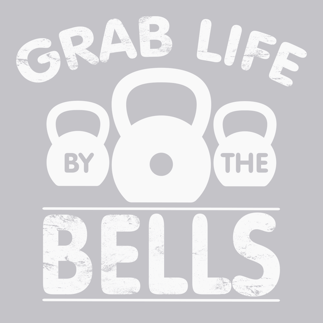 Grab Life By The Bells T-Shirt SILVER