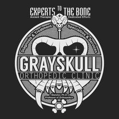 Grayskull Orthopedic Clinic T-Shirt BLACK