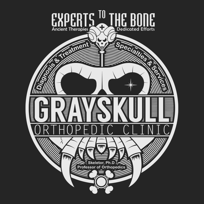 Grayskull Orthopedic Clinic T-Shirt BLACK
