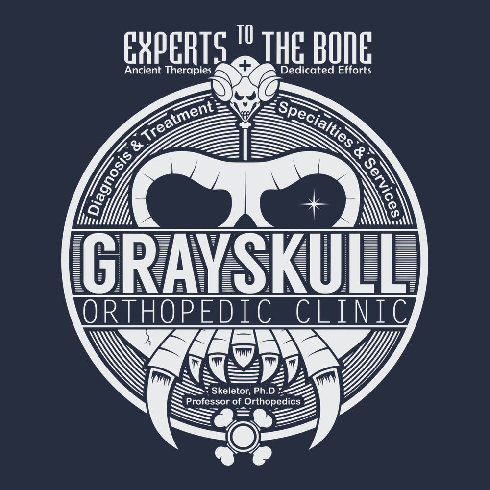 Grayskull Orthopedic Clinic T-Shirt NAVY