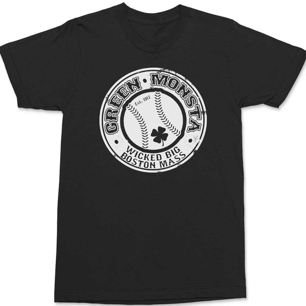 Green Monsta Wicked Big T-Shirt BLACK