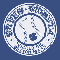 Green Monsta Wicked Big T-Shirt BLUE