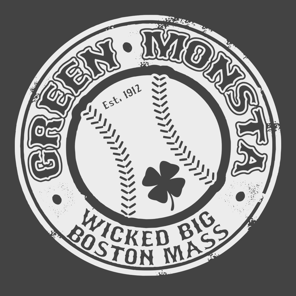 Green Monsta Wicked Big T-Shirt CHARCOAL
