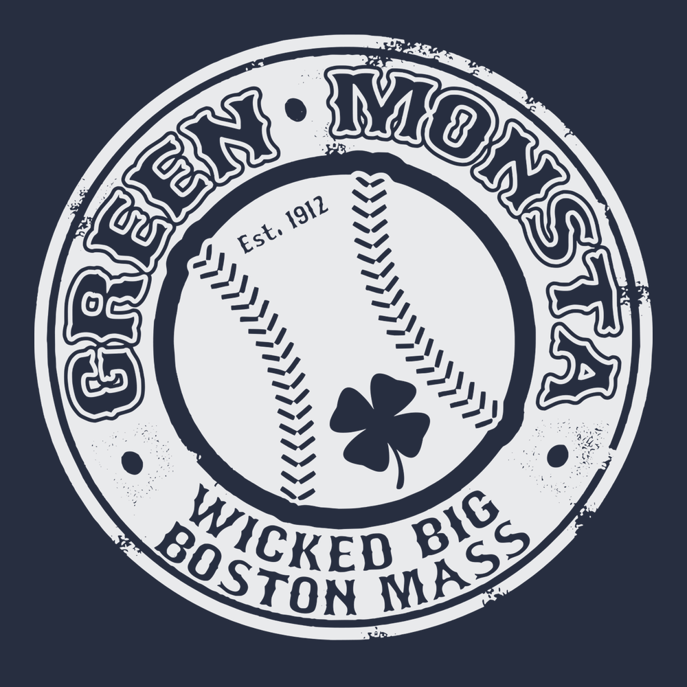 Green Monsta Wicked Big T-Shirt NAVY