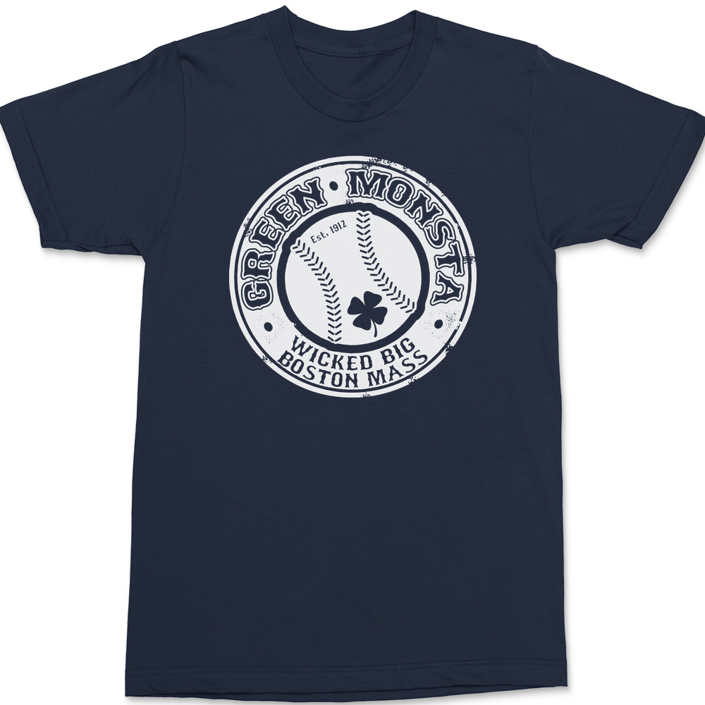 Green Monsta Wicked Big T-Shirt NAVY