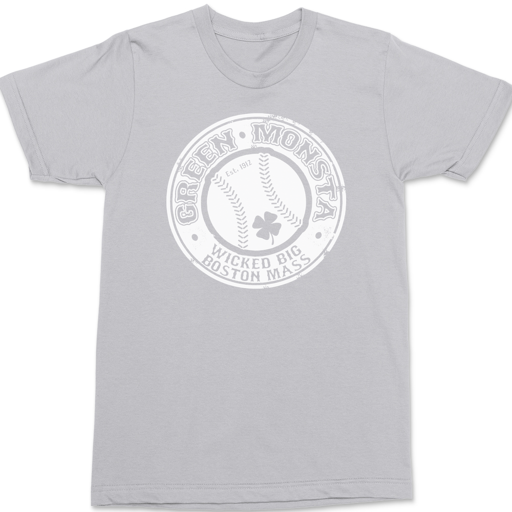Green Monsta Wicked Big T-Shirt SILVER